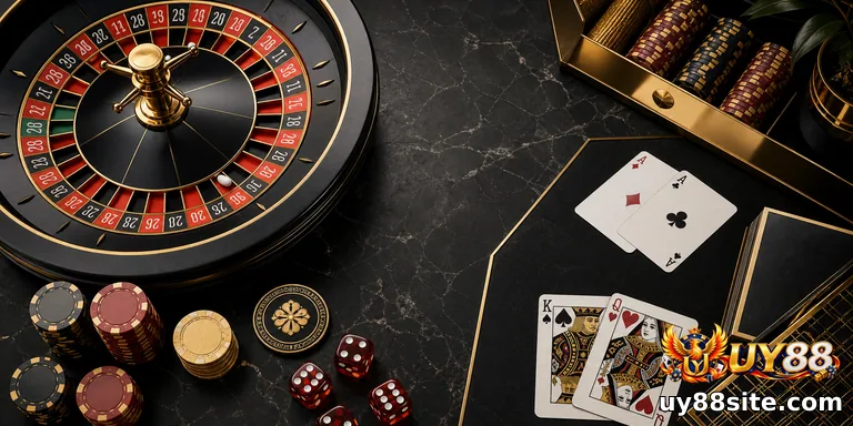 Sảnh cá cược casino game bài giải trí thú vị 2024 - hình ảnh - uy88site.com
